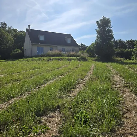 Calme Et Vue Panoramique Champs Et La Sarthe Feriehus